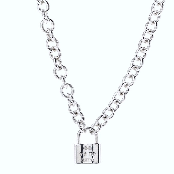 Tiffany & Co. 1837  Lock Charm Necklace Retired - Picture 7 of 9